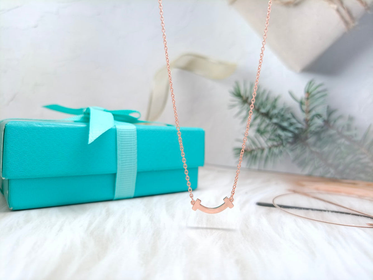 Tiffany Mini Smile Pendant Necklace