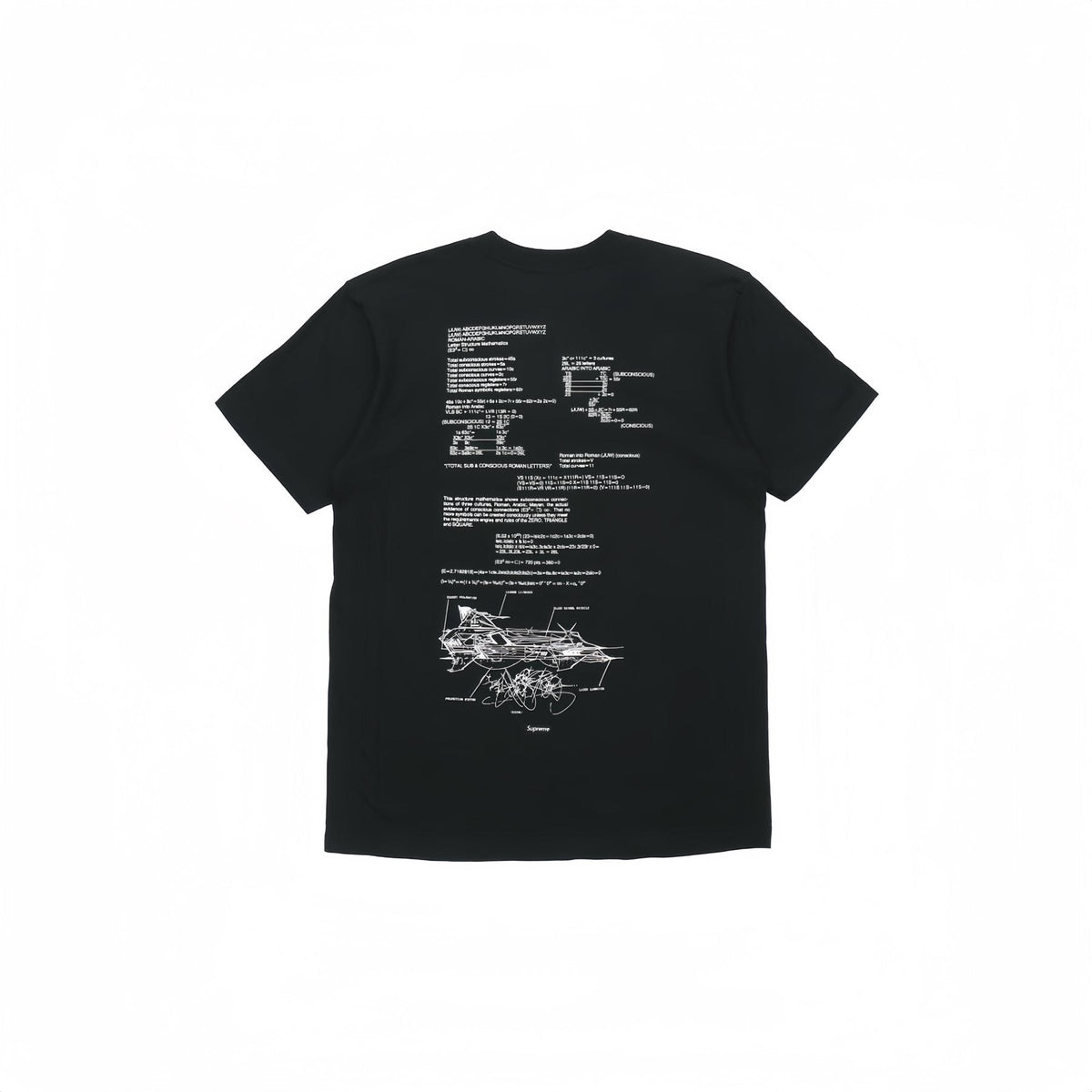 Supreme Garbage Gods Graphic Short-Sleeve T-Shirt — back