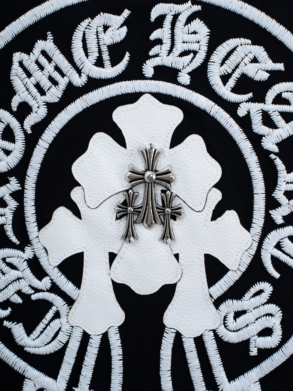 Chrome Hearts Horseshoe Cross Graphic T-Shirt — detail